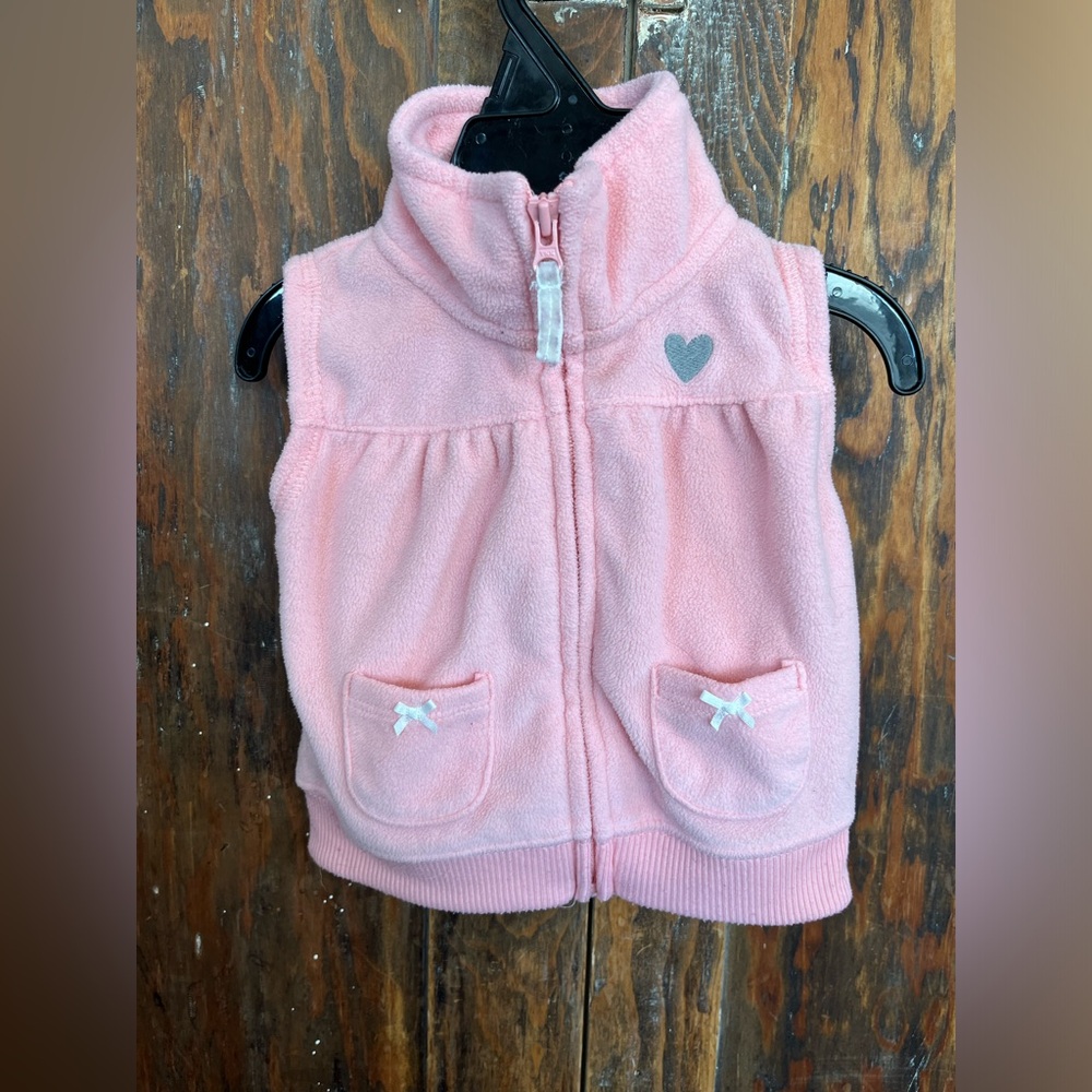 Fleece baby vest